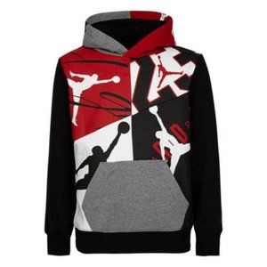 Boy's Air Jordan Fleece Hoodie With Kangaroo Pocket, Size: 10-12, Like New!!!